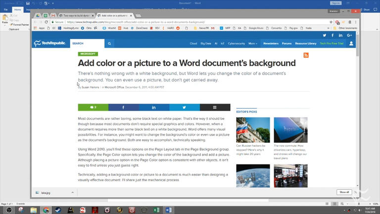 set up theme for word doc mac 2011